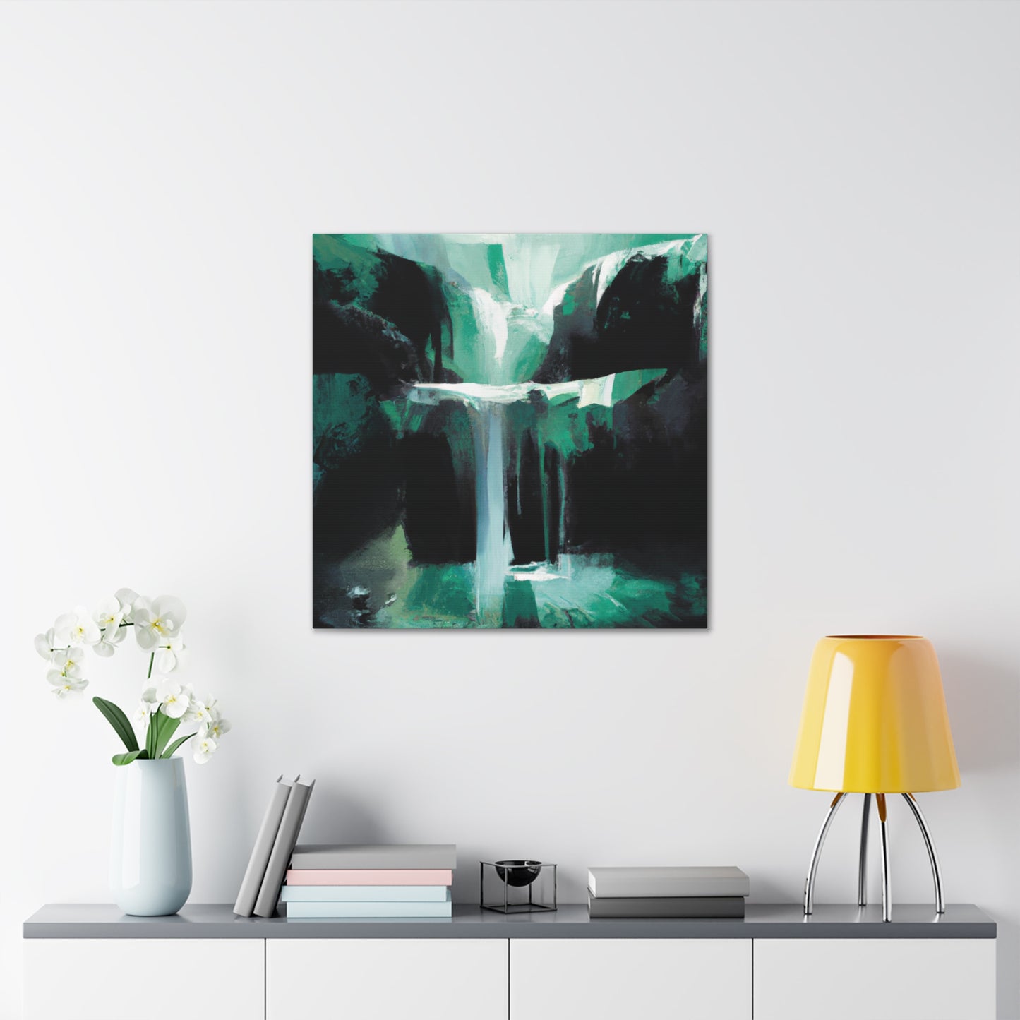 "Rushing Waterfall Beauty" - Canvas