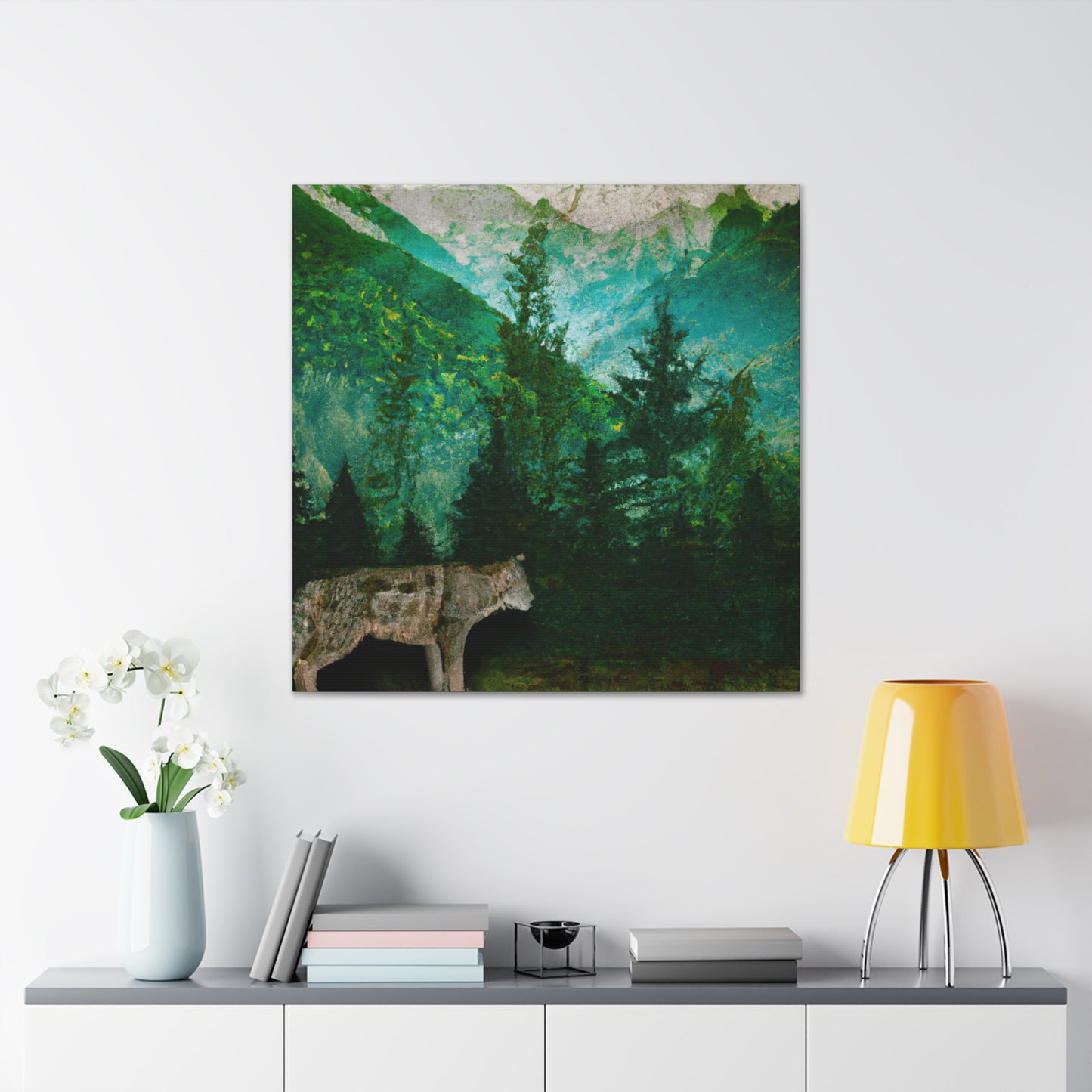 "Cougar in Nature's Realm" - Canvas