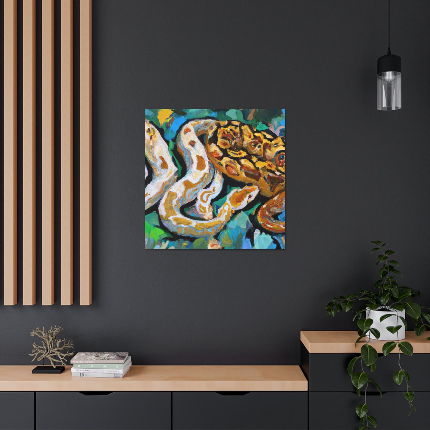 "Life of a Ball Python" - Canvas