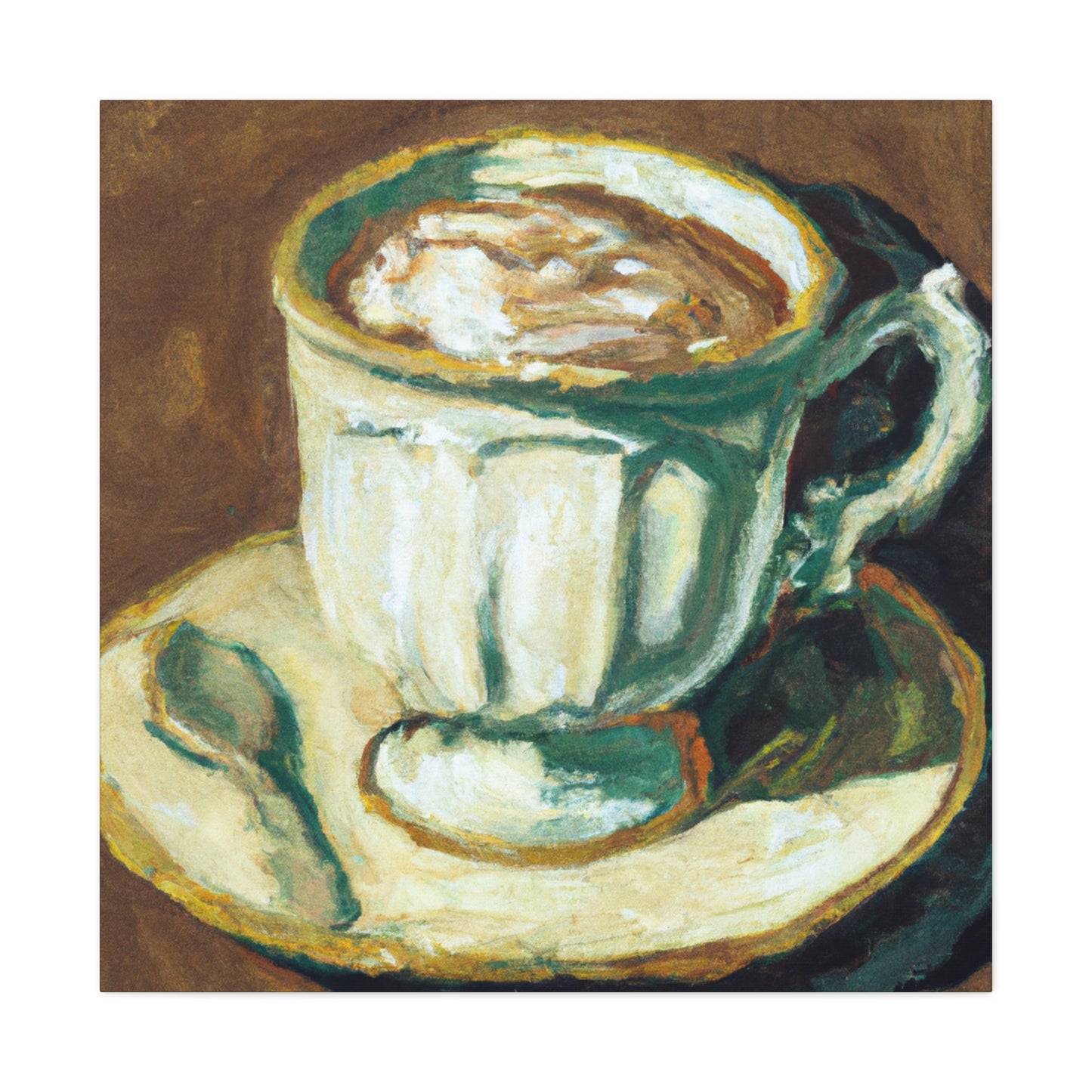 Coffee Cup Grandeur - Canvas