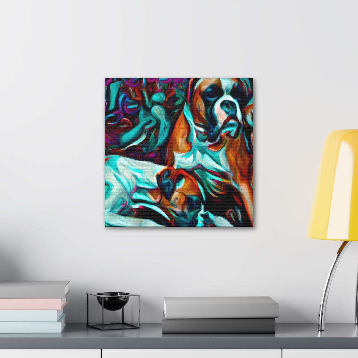 "Boxer at Twilight Dream" - Canvas