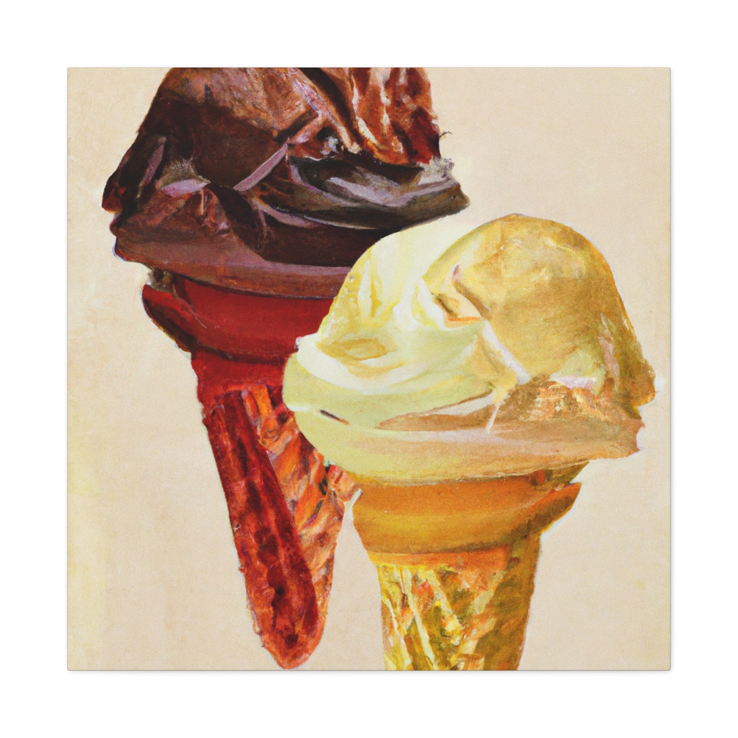 "Cone of Sweet Neoclassicism" - Canvas