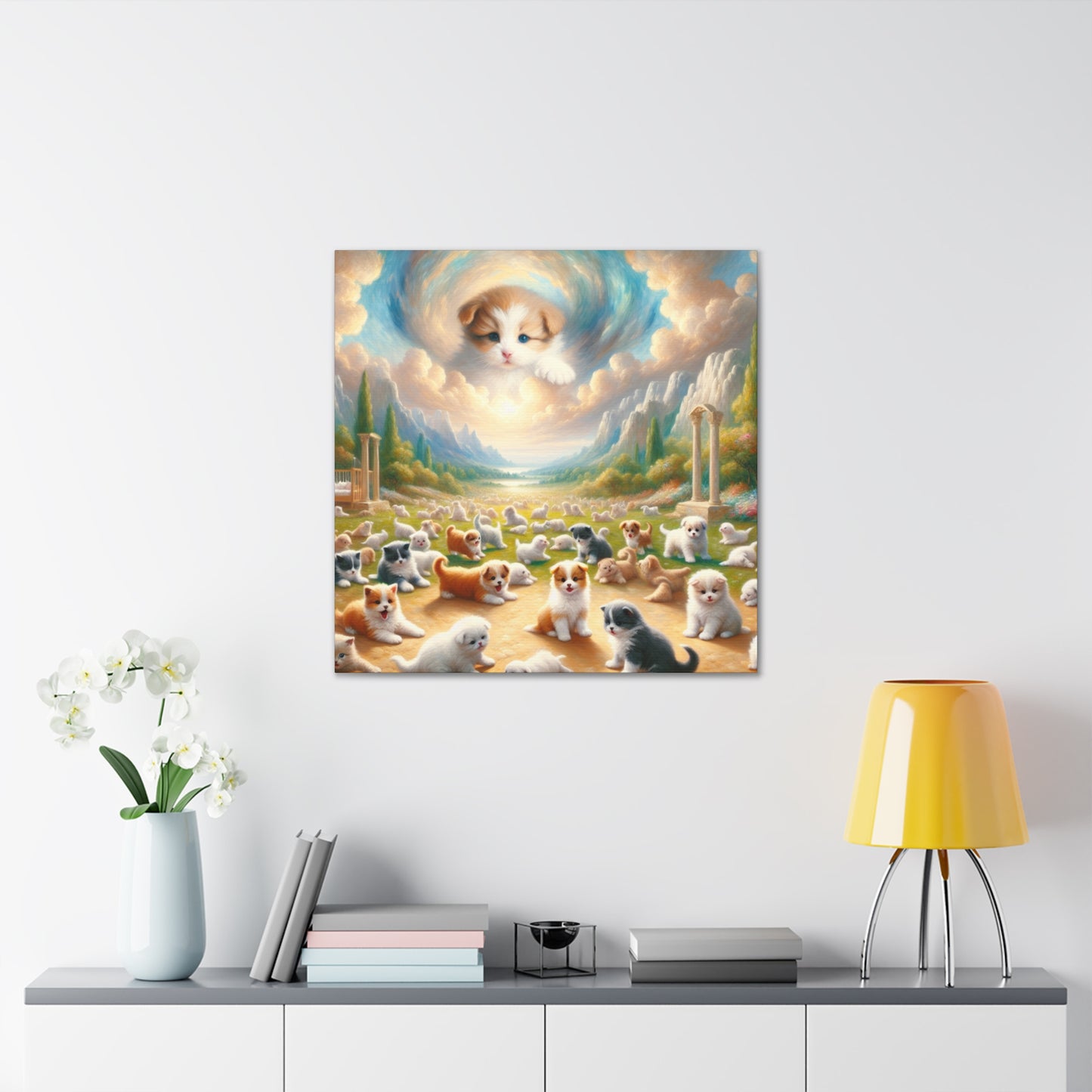 Whimsical Harmony of Youth - Canvas