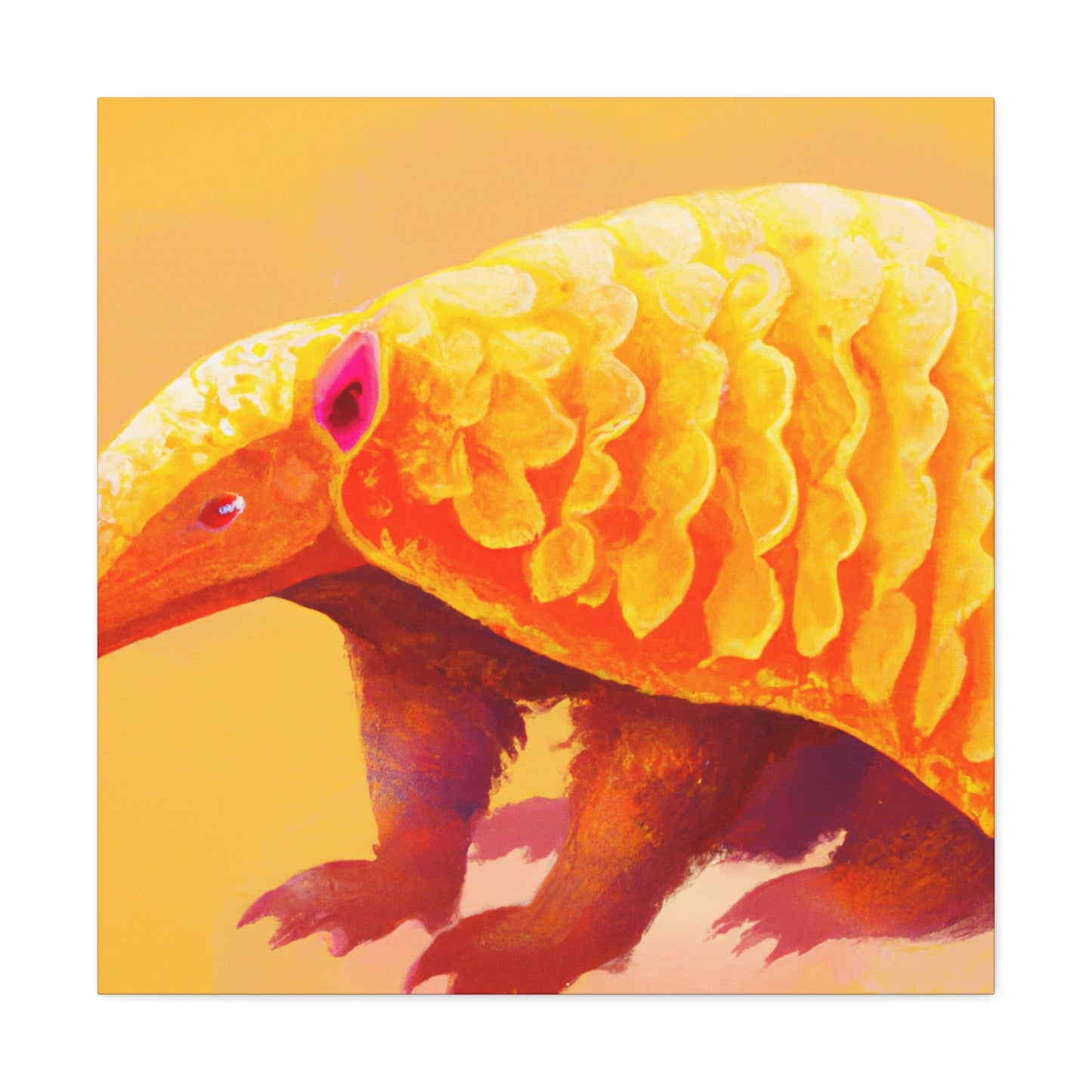 "Protective Pangolin Spirit" - Canvas