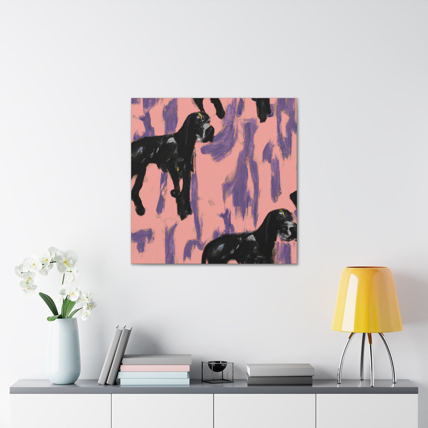 "Great Dane Expressionism" - Canvas