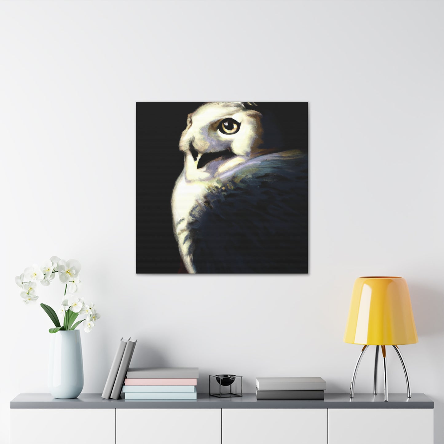 Snowy Owl Surreality - Canvas