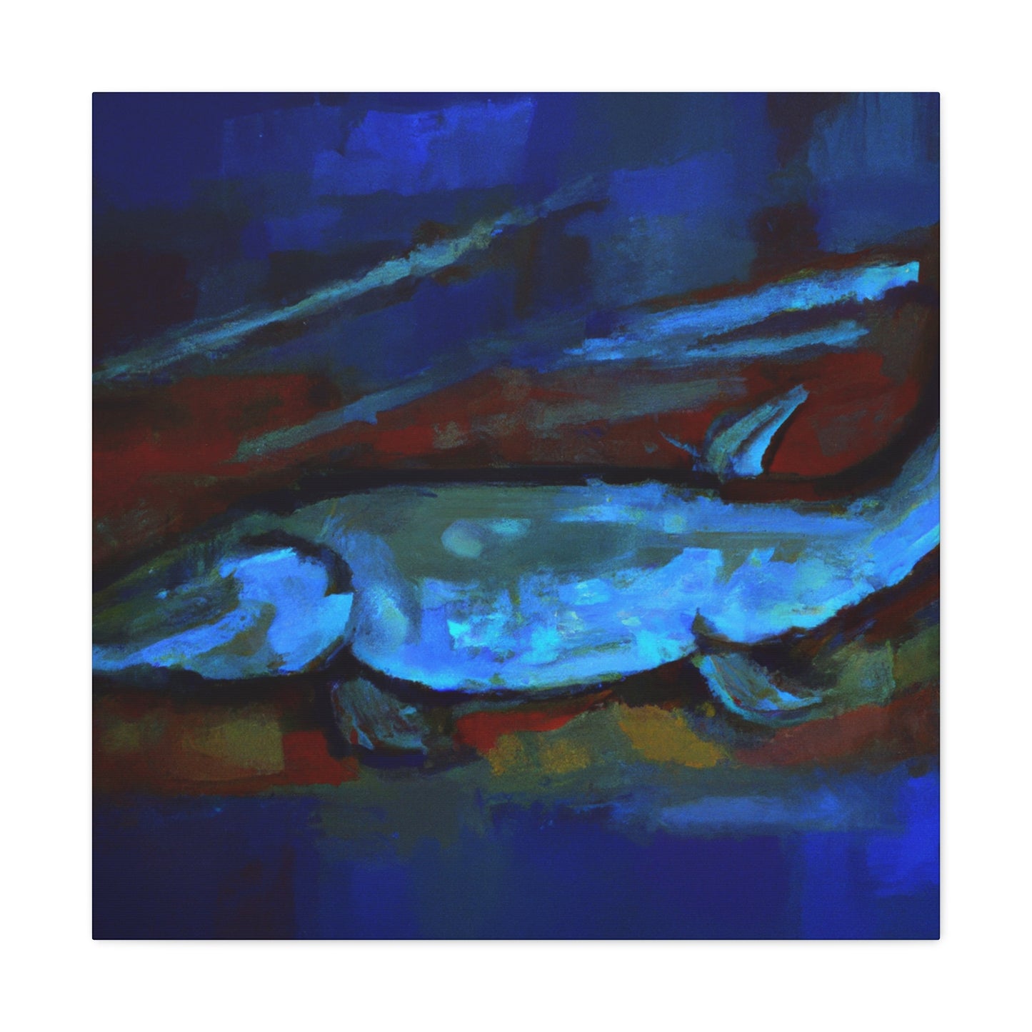 Pike Fish Expressionism - Canvas