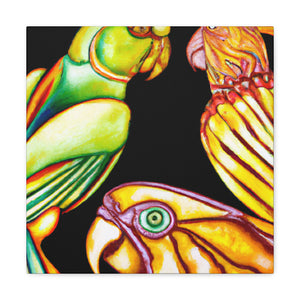 "Conures in Bloom" - Canvas