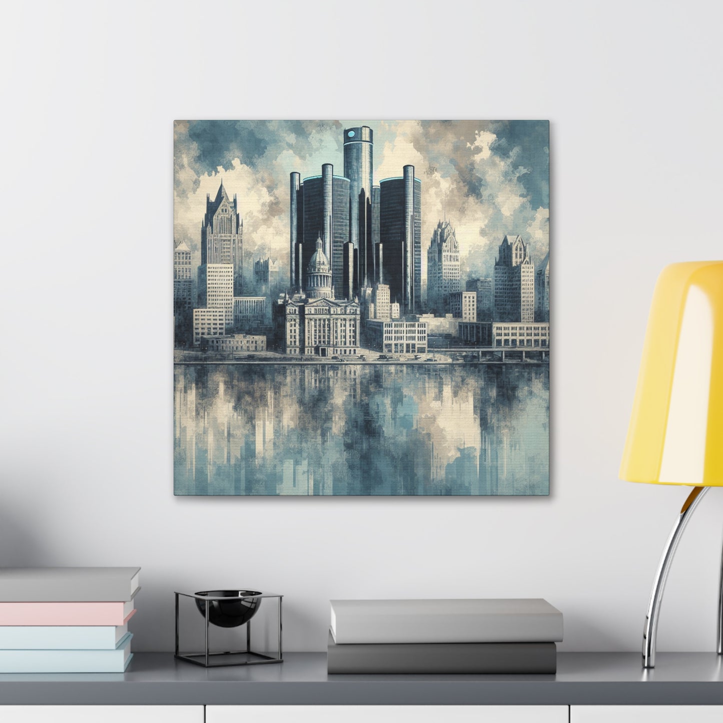 "Resplendent Detroit Reverie" - Canvas