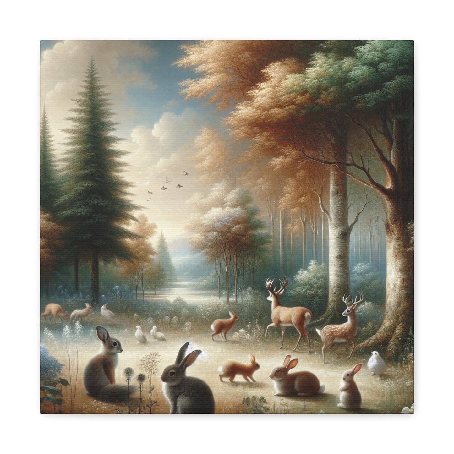 Whispering Woodland Wonders - Canvas