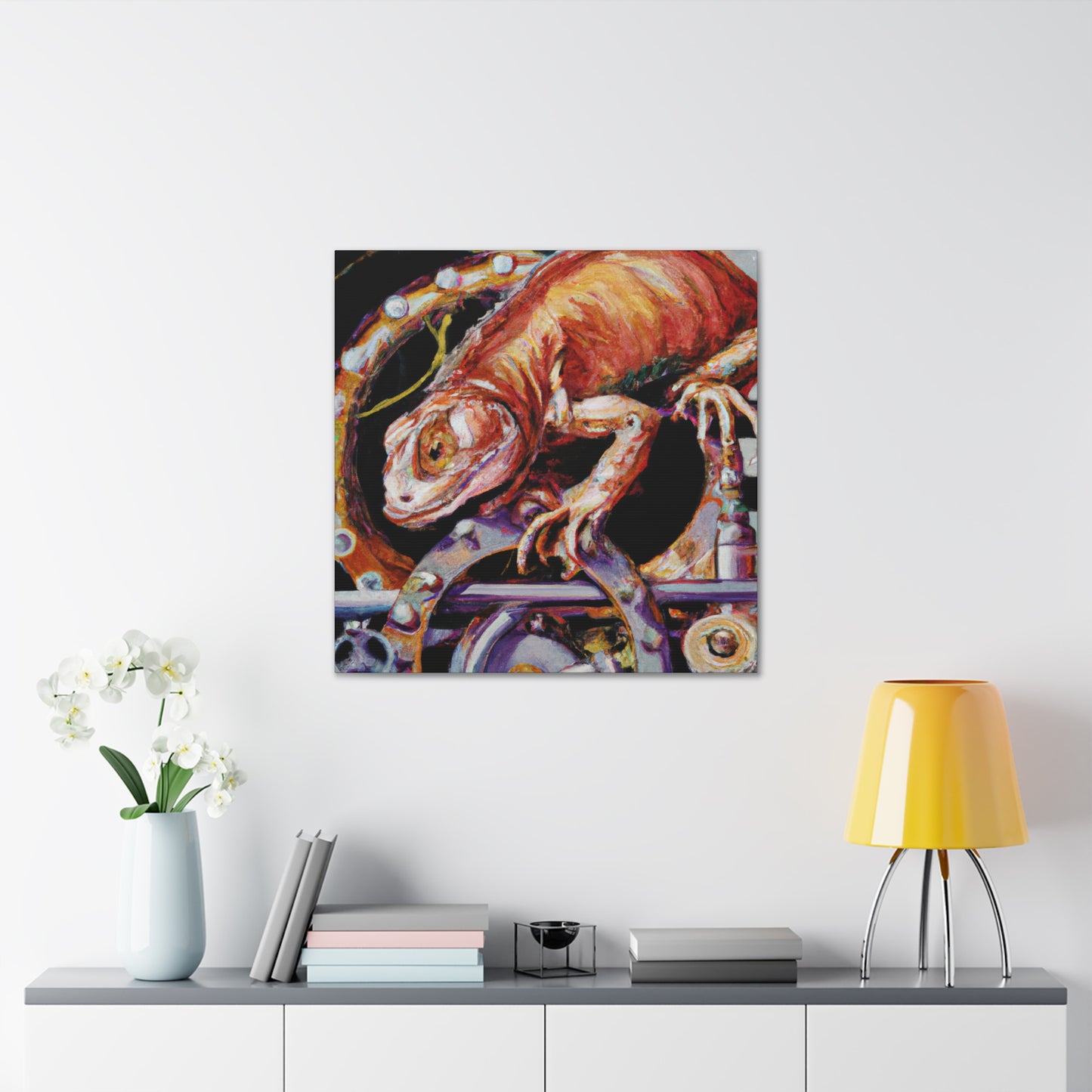 "Fantastical Dragon Whisperer" - Canvas