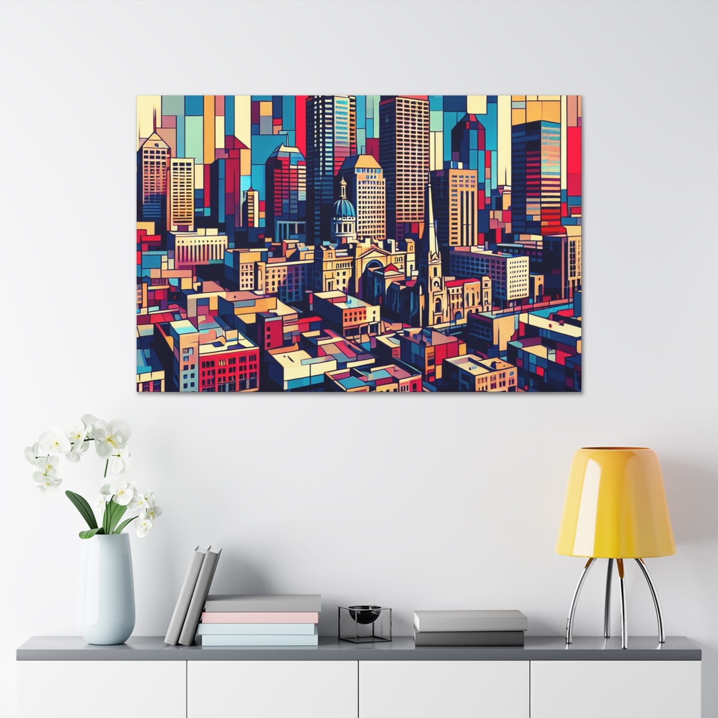 "Urban Canvas: Indy Impressions" - Canvas