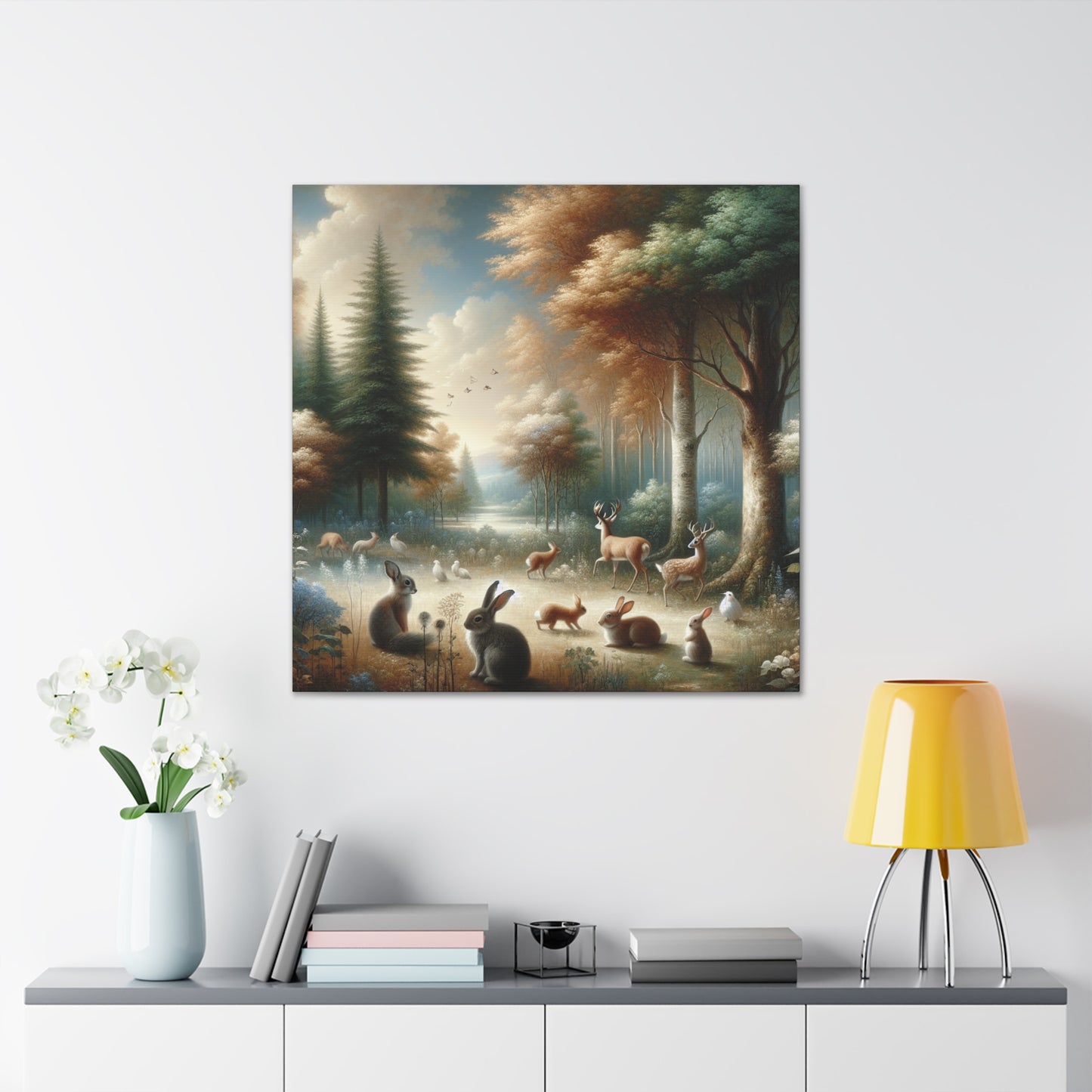 Whispering Woodland Wonders - Canvas