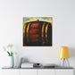 "Whiskey Barrell Slumbering" - Canvas