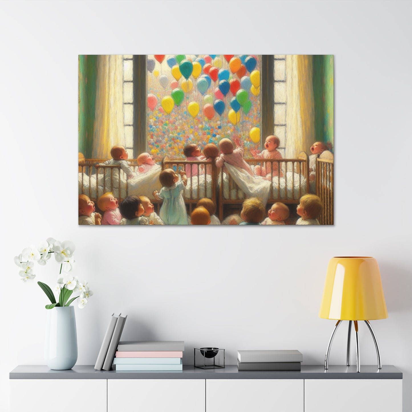 Whimsical Balloon Soiree - Canvas