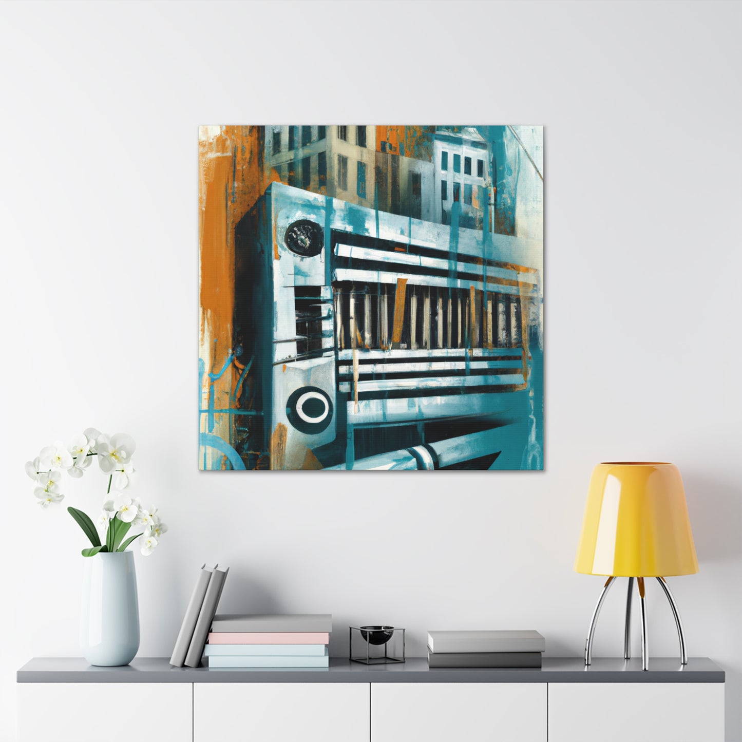 Harmonica Street Refrain - Canvas