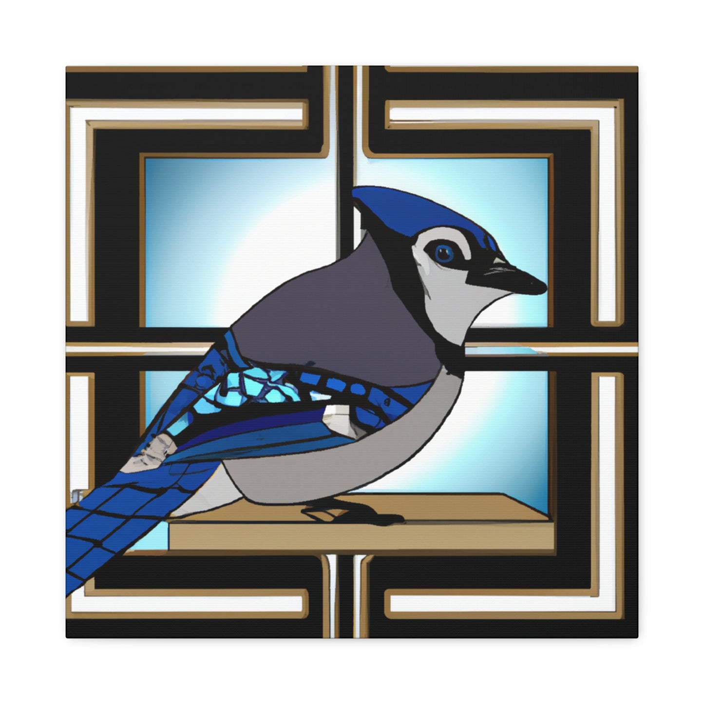 "Blue Jay Illumination" - Canvas