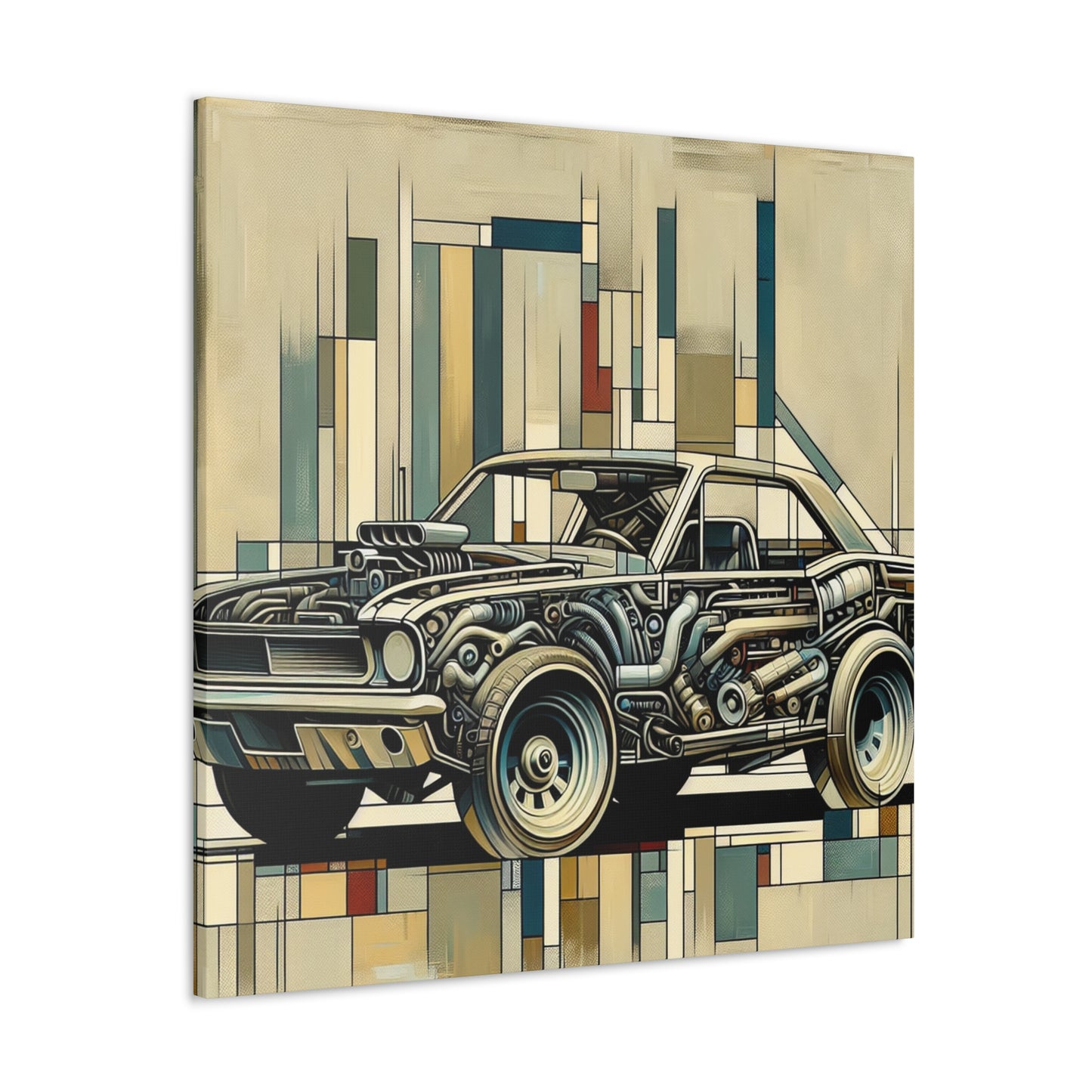 Revving Visions Unleashed - Canvas