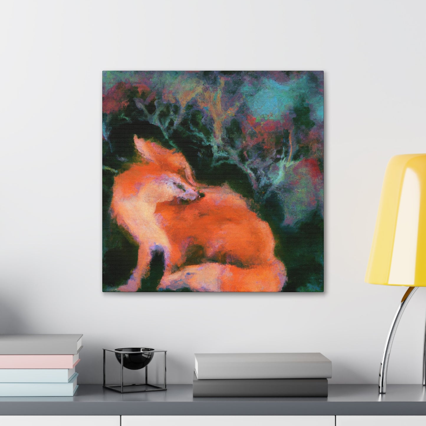 Dhole in Impressionism - Canvas