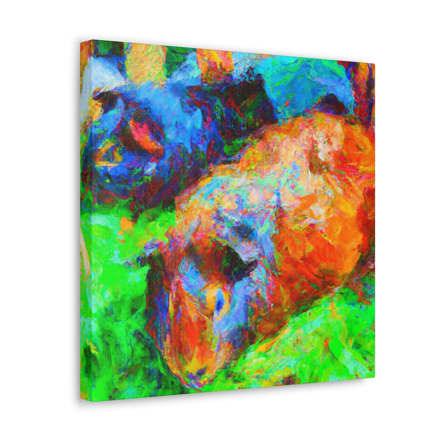 "Guinea Pig Impressionism" - Canvas