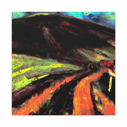 Country Road by Night - Canvas