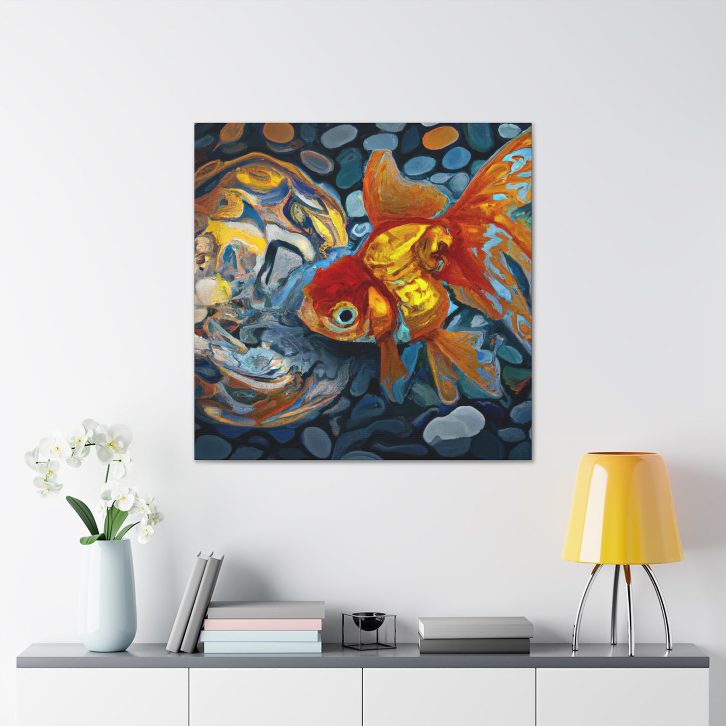 Goldfish in Dreamscape - Canvas