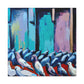 Pigeon's Artful Flight - Canvas