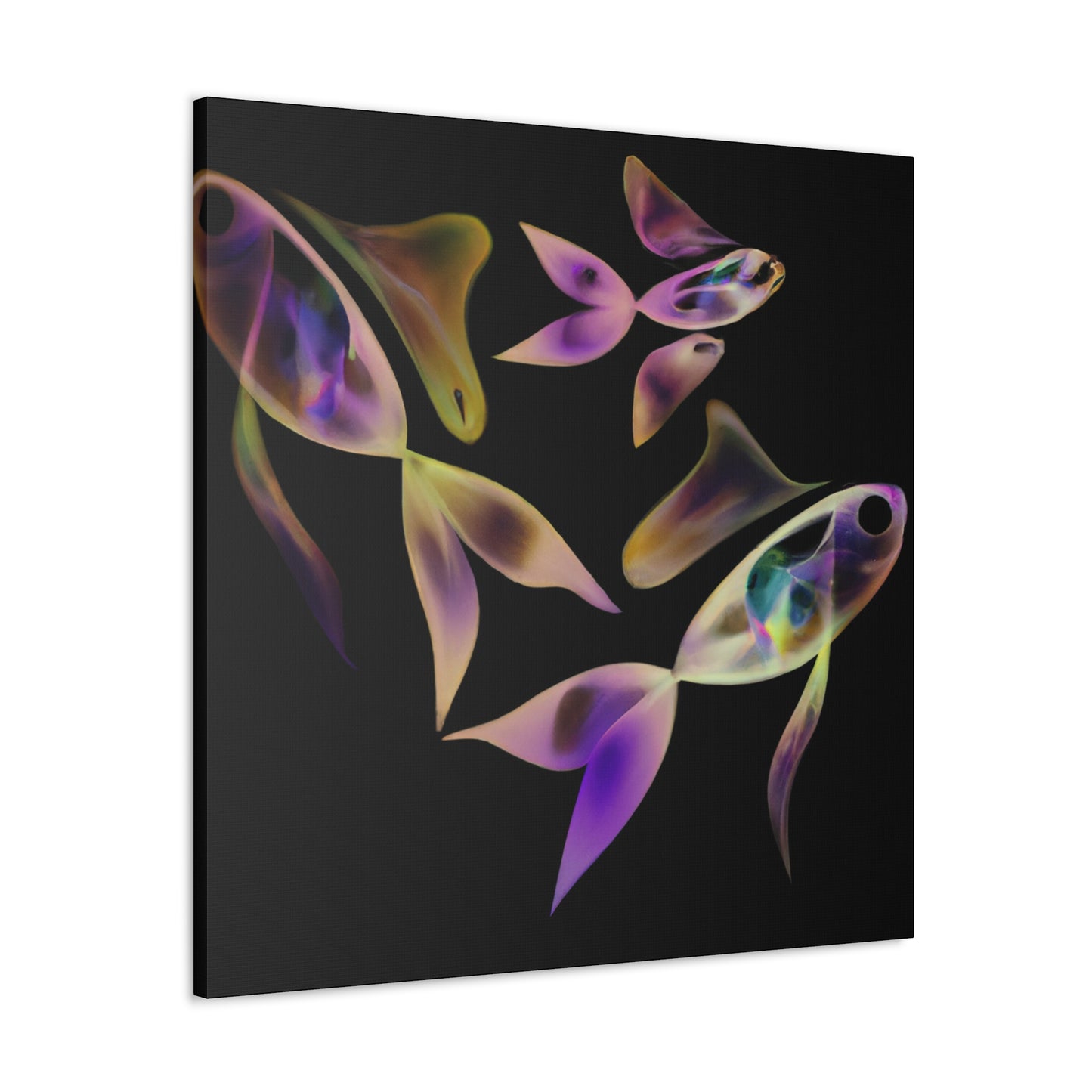 "Neon Tetra Dreamscape" - Canvas