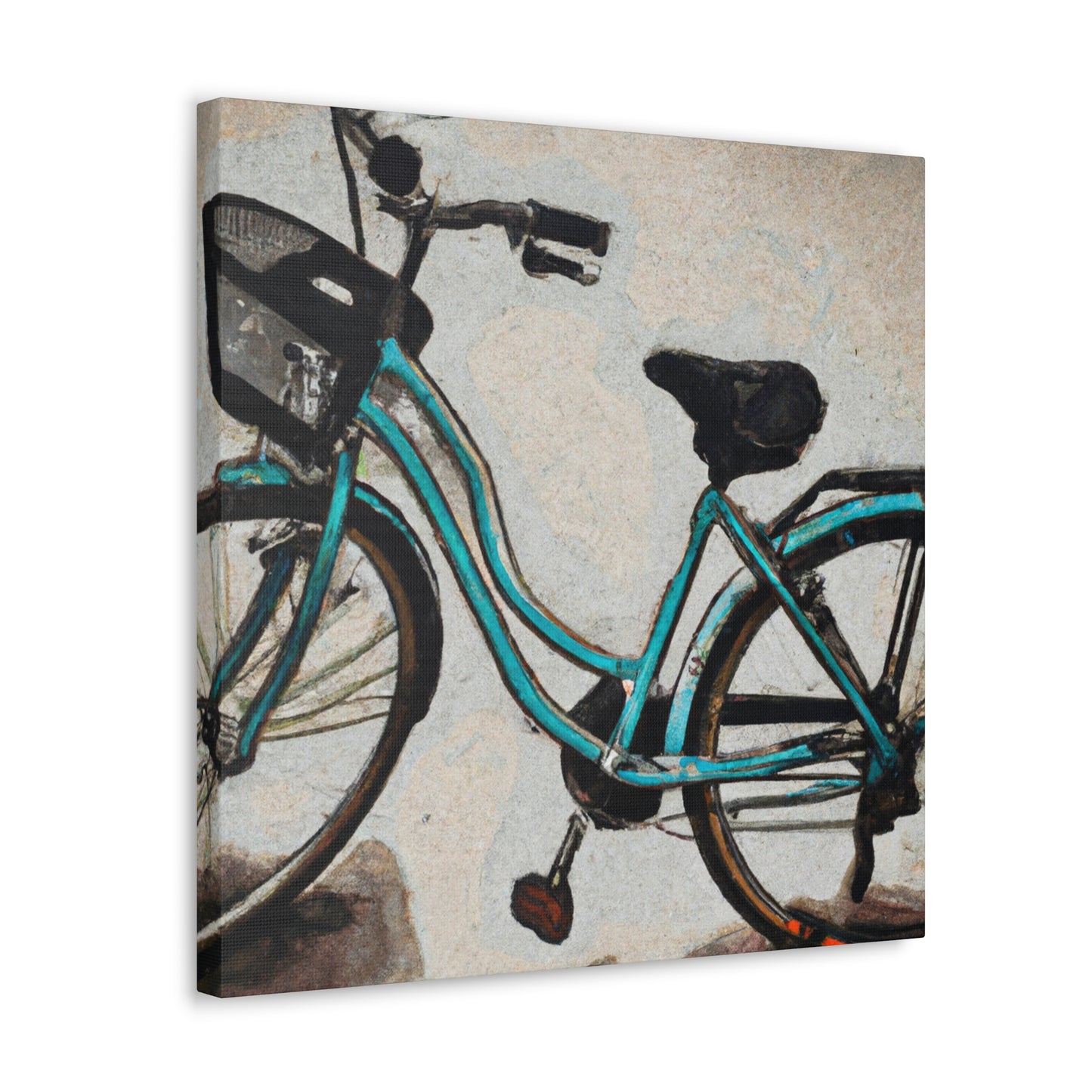 Cycling Through Tranquility - Canvas