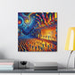 "Enigmatic Midnight Exuberance" - Canvas