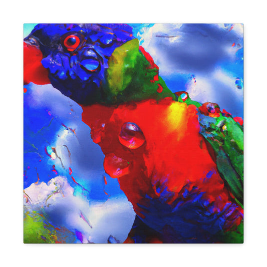 Rainbow Lorikeet Shine - Canvas