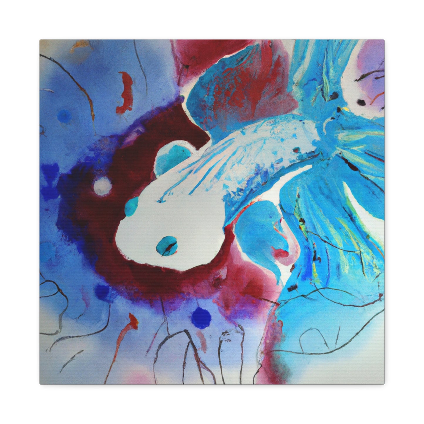 "Betta in Expressionism" - Canvas