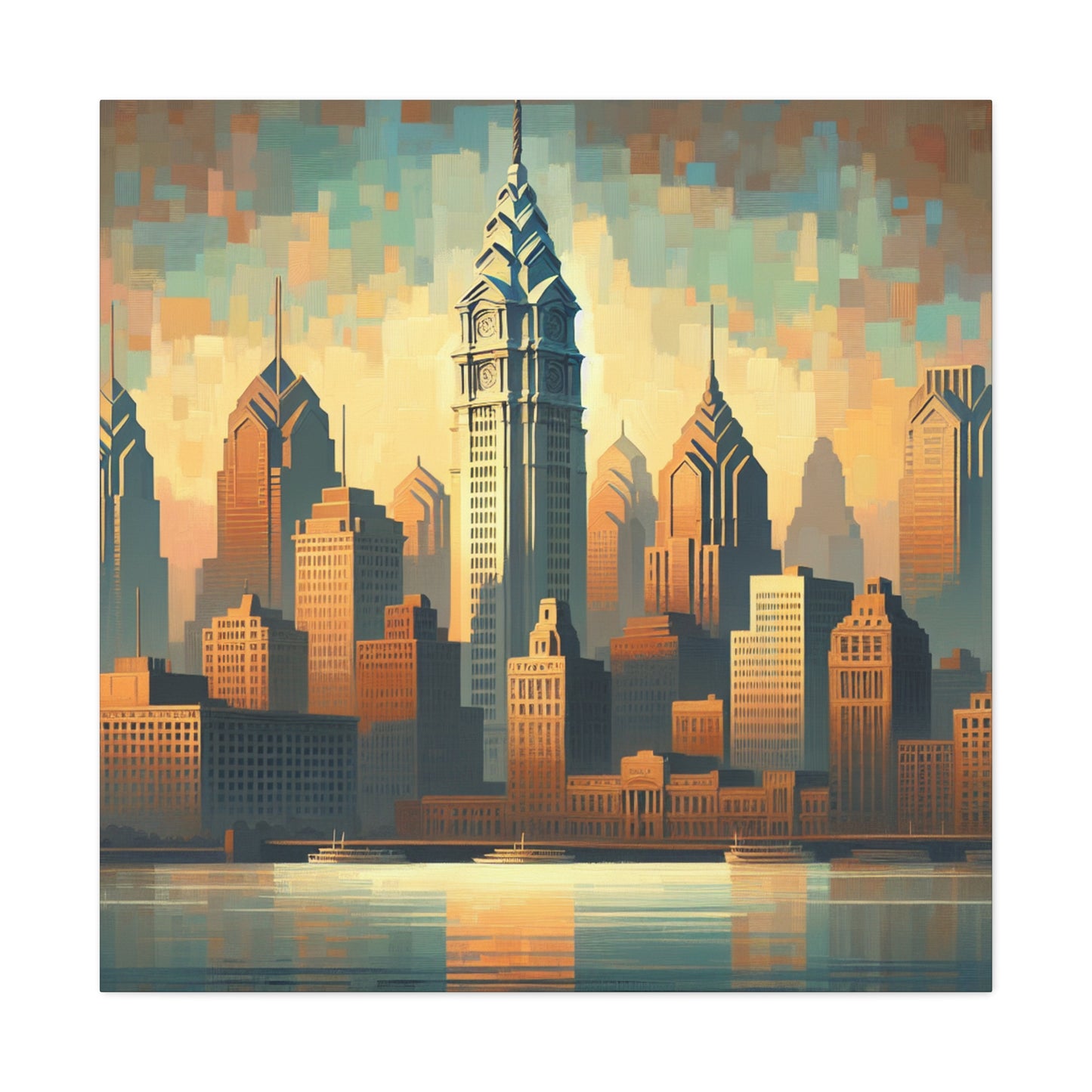 "City of Brotherly Brushstrokes" - Canvas