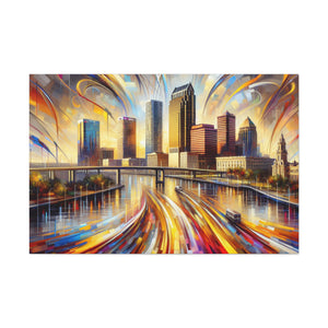 "Enigmatic Tampa Dreamscape" - Canvas