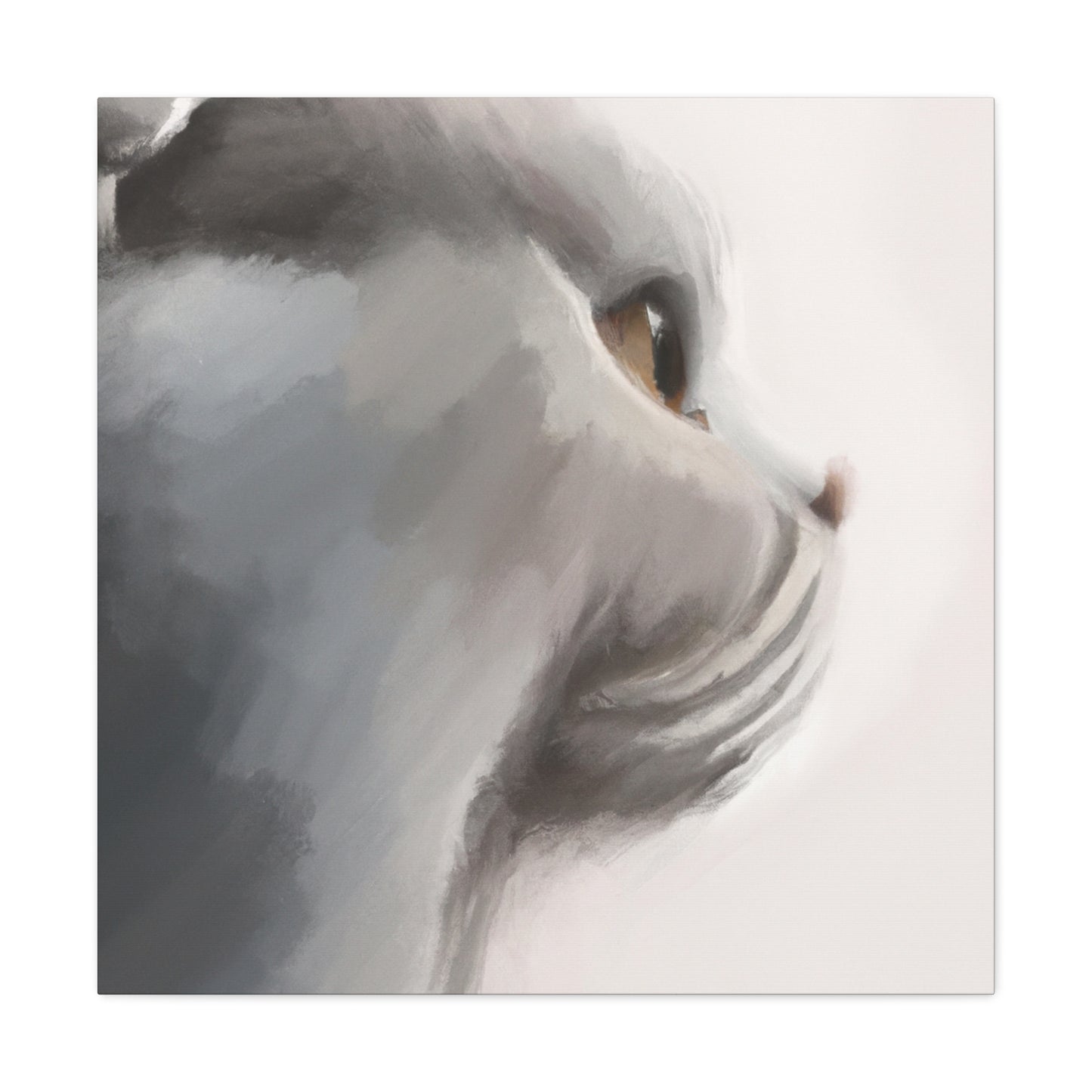 Cute Feline Minimalism - Canvas