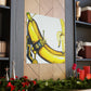 Bananna in Steampunk Time - Canvas