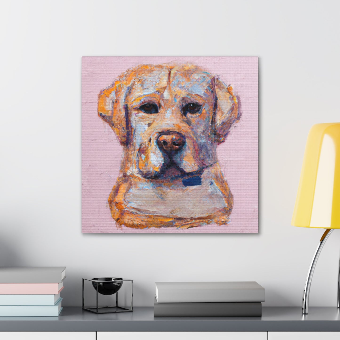 "Labrador: A Reflection" - Canvas