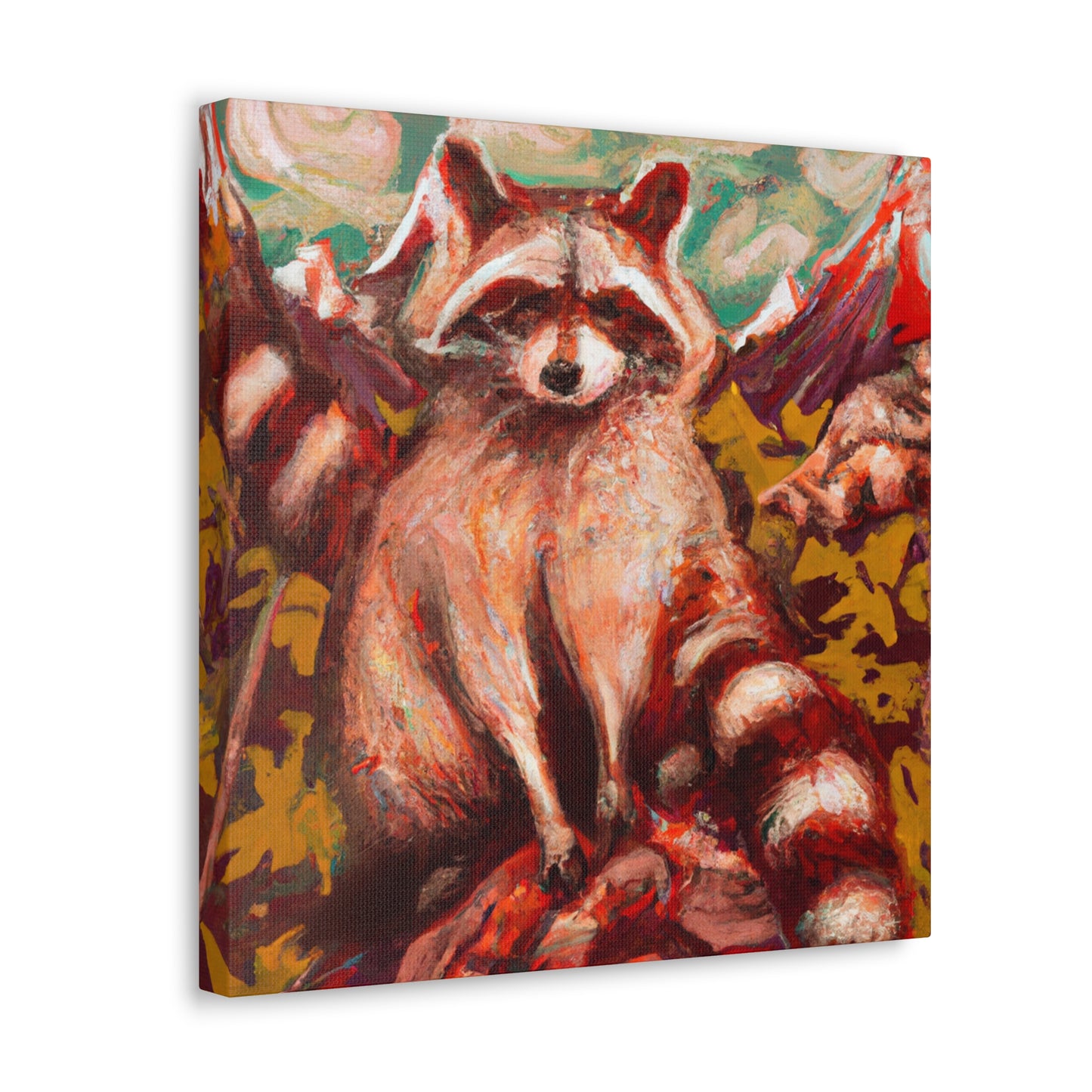 Raccoon in Rococo - Canvas