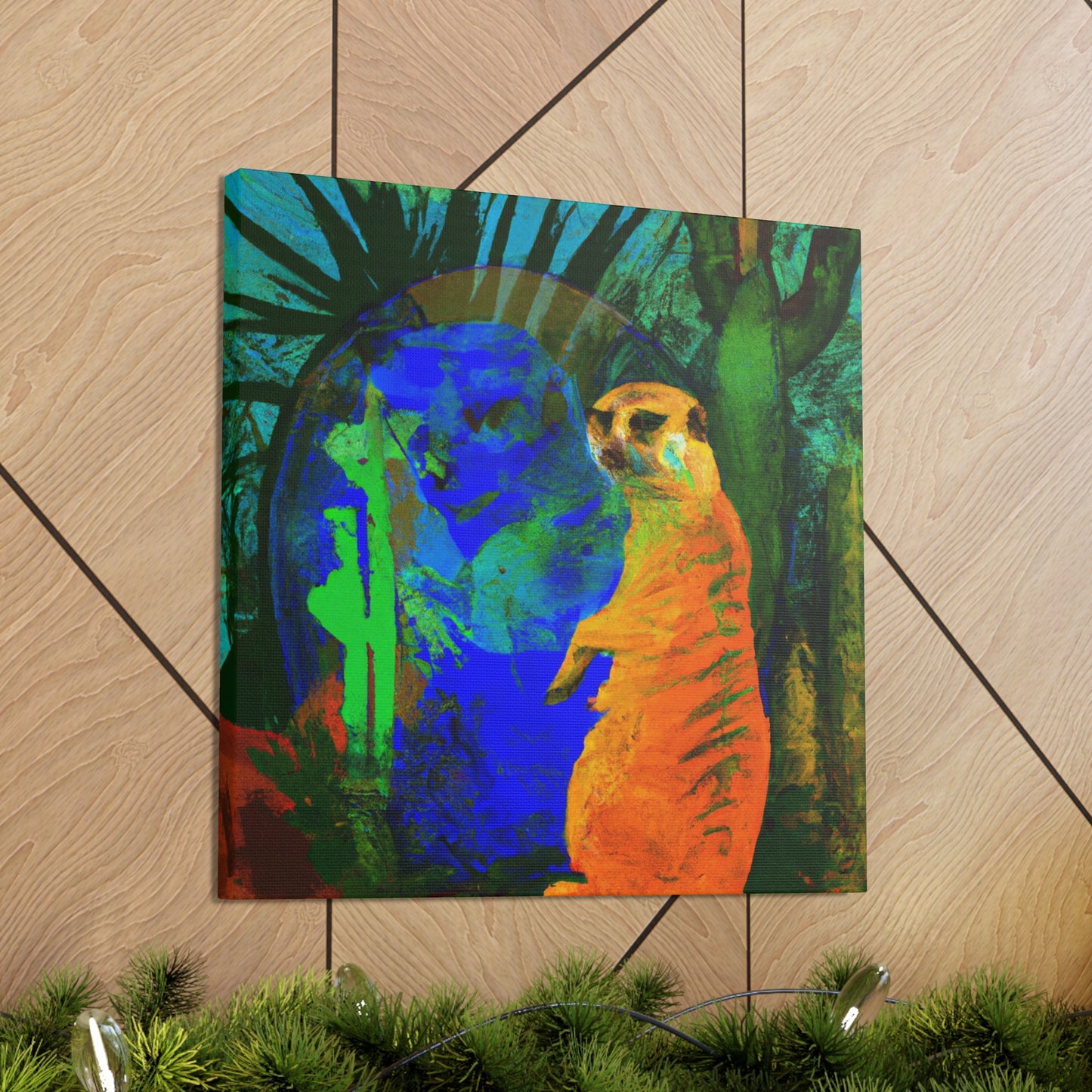 "Meerkat Surreal Dream" - Canvas