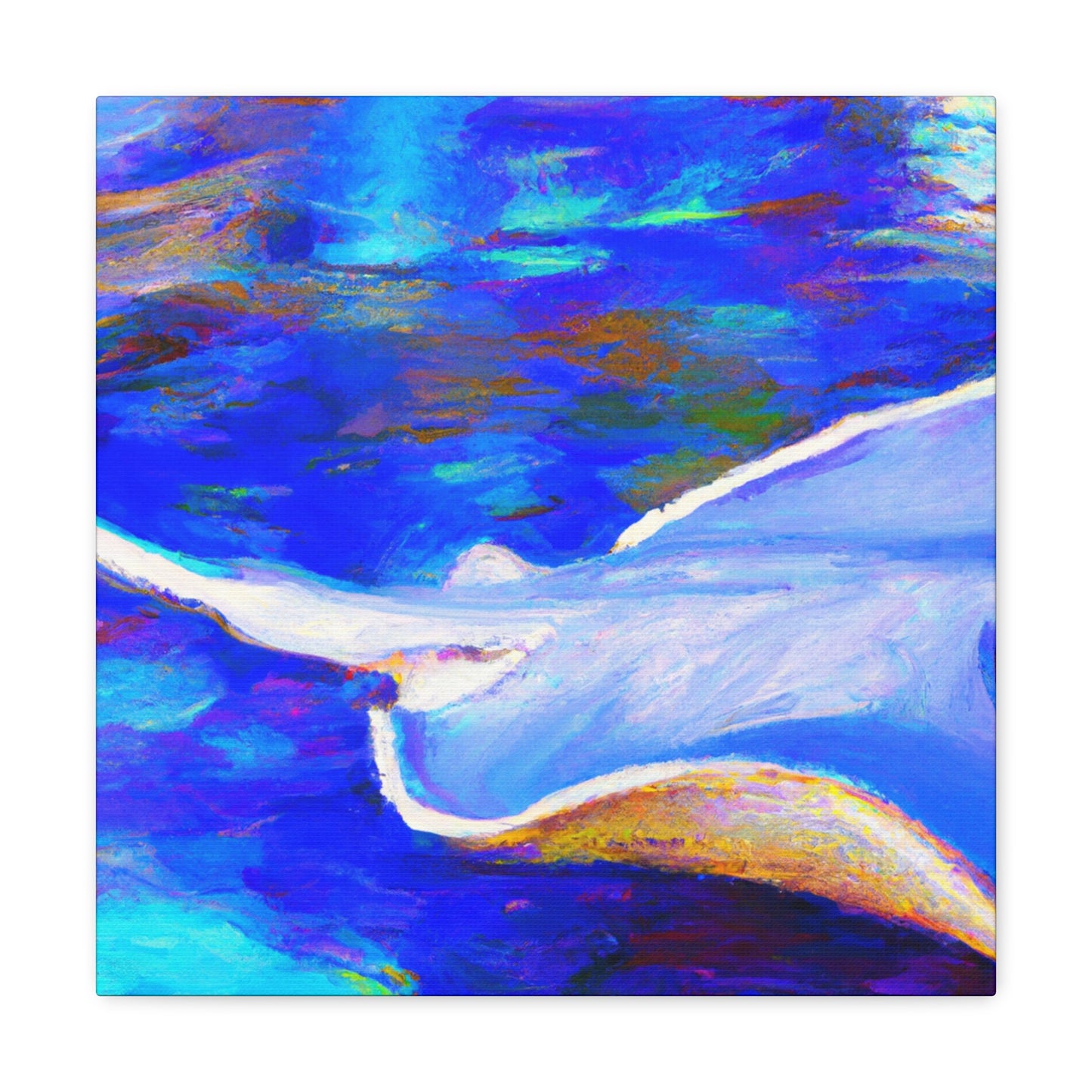 "Stunning Stingray Impression" - Canvas