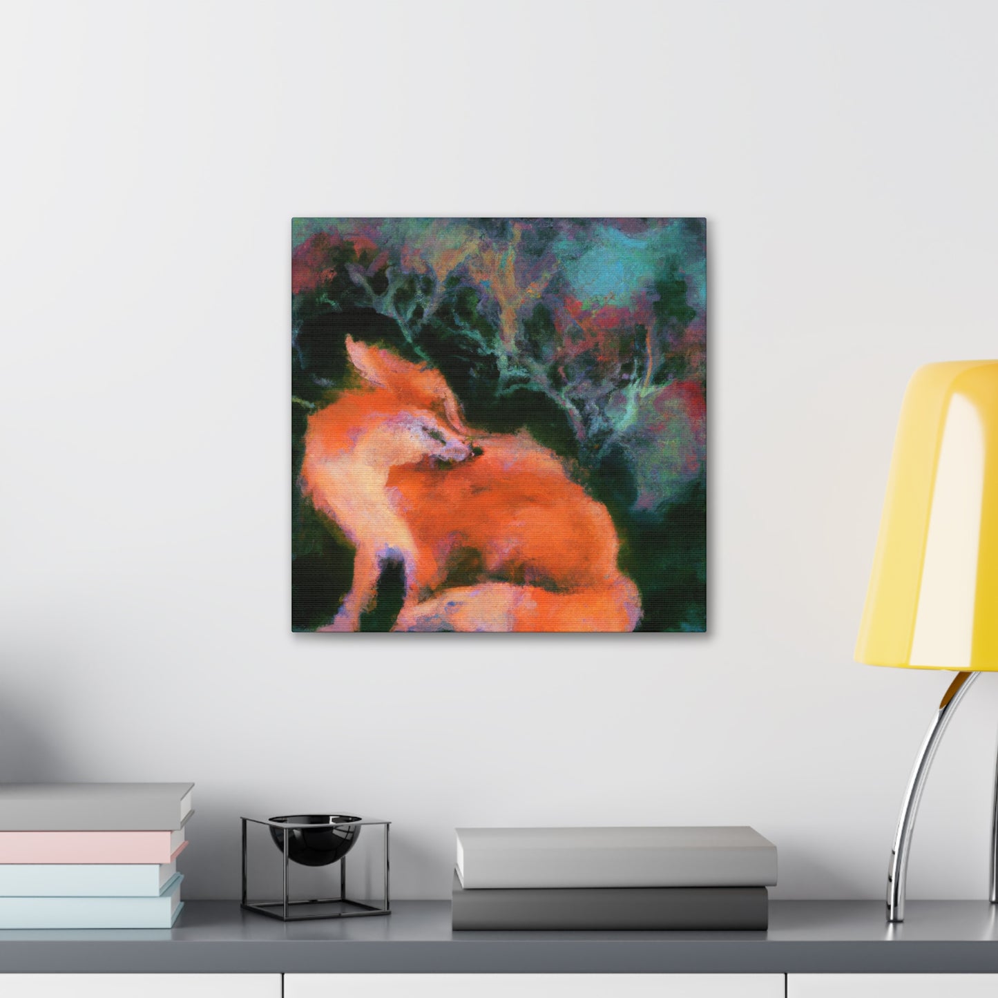 Dhole in Impressionism - Canvas