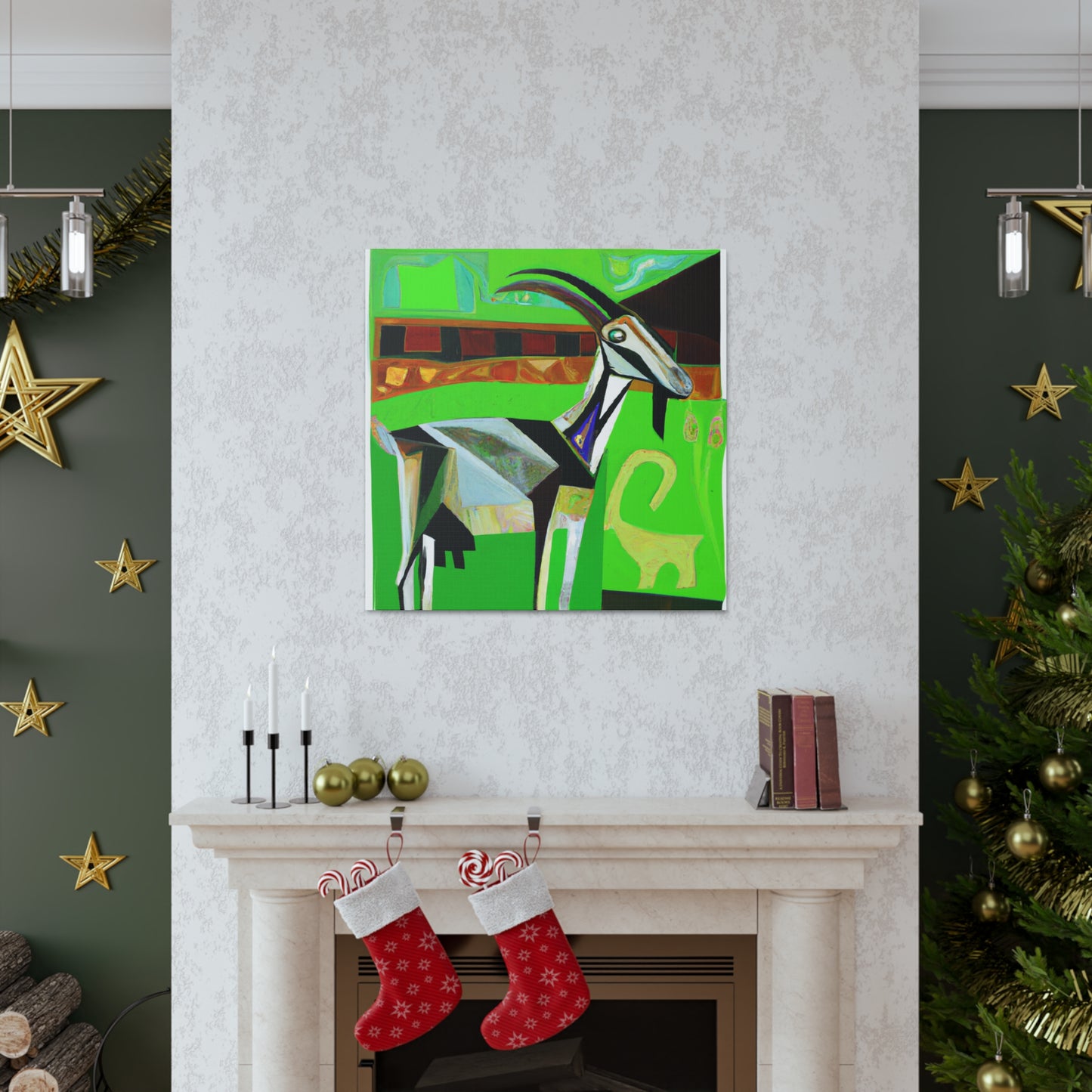 Goat of Art Deco - Canvas