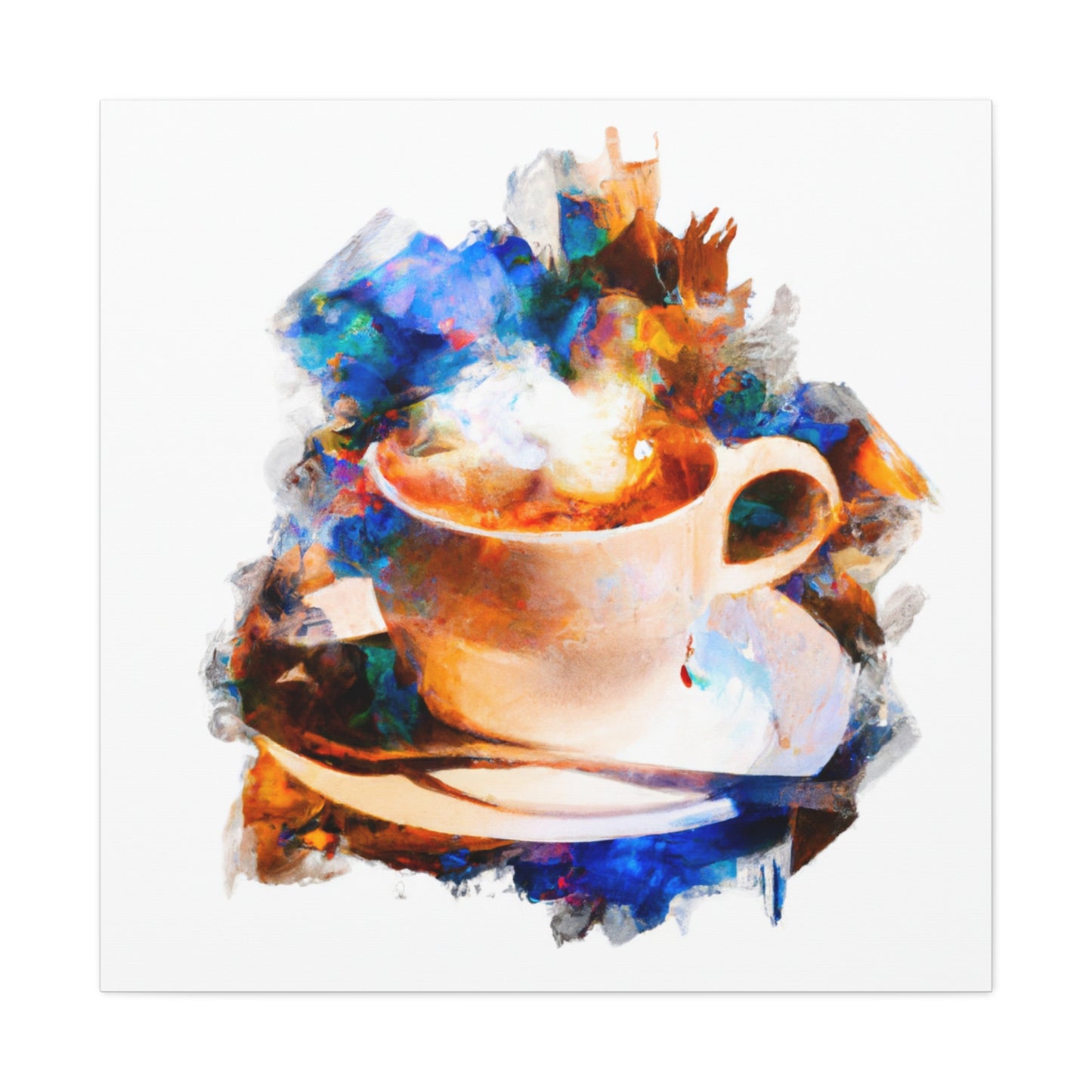 A Cup of Coffee - Canvas