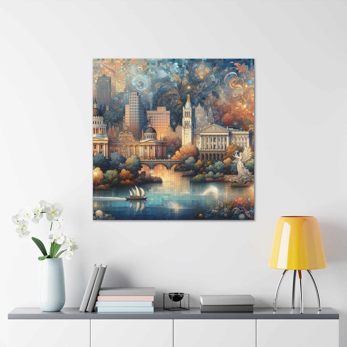 "Gilded Grace of Sacramento" - Canvas