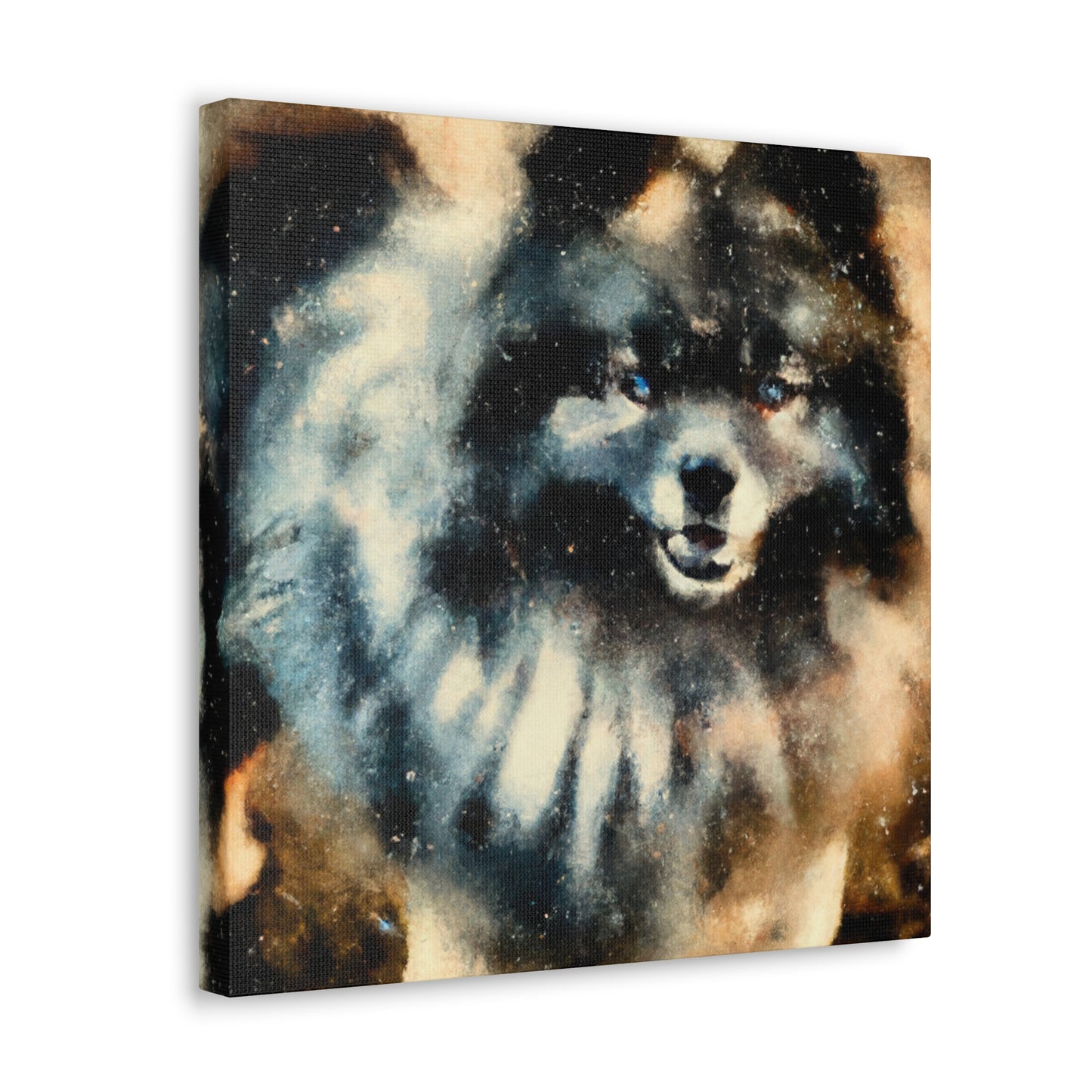 Fur and Whimsy Keeshond - Canvas