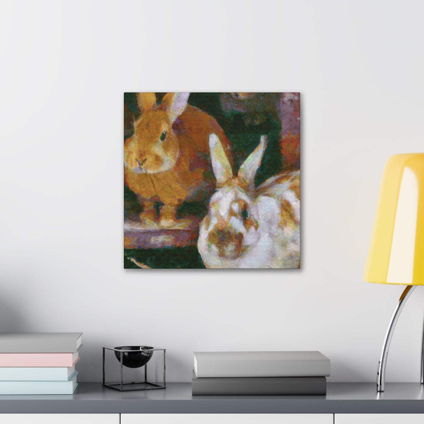 "Rabbit in the Meadow" - Canvas