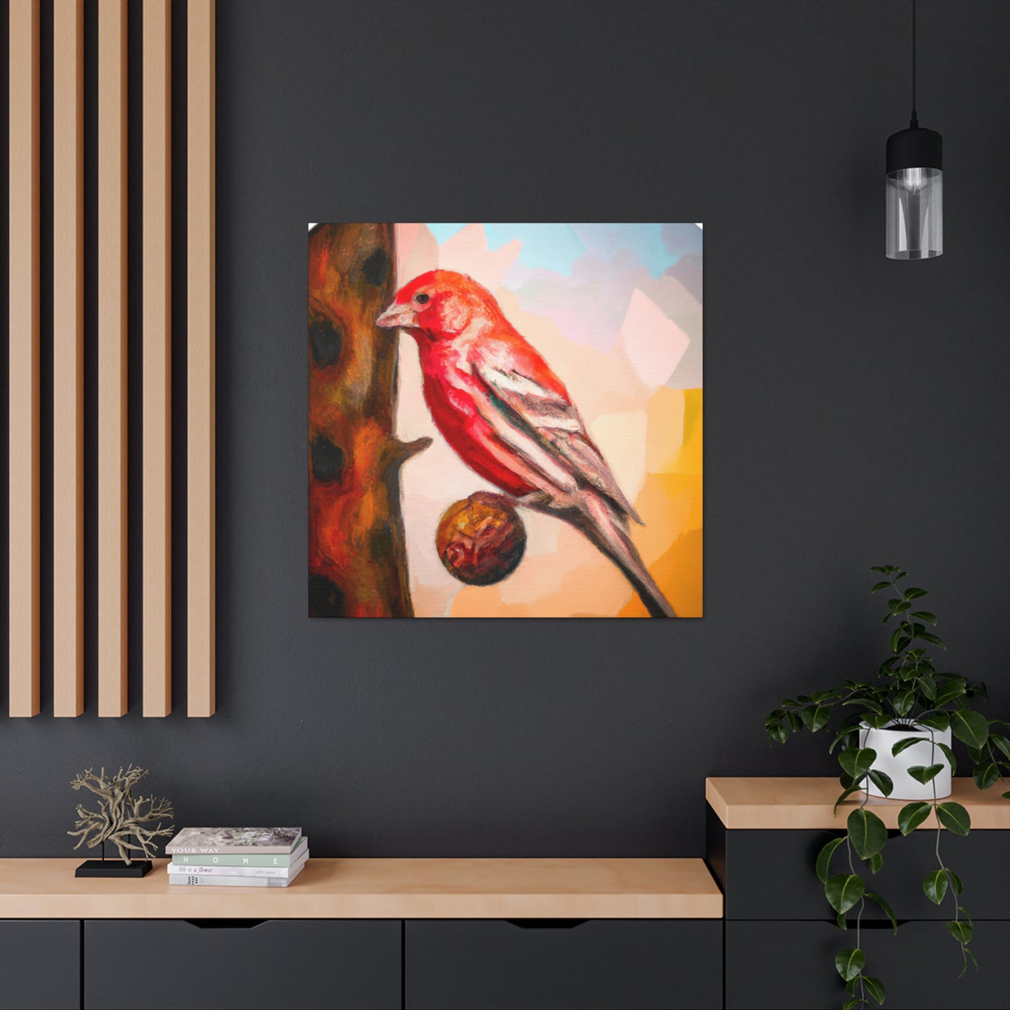 House Finch Surrealism - Canvas