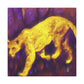 Leopard in Abstract Form - Canvas