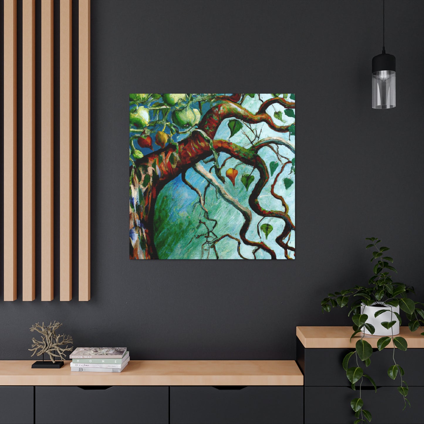 "Apple Tree Blossoms Abound" - Canvas