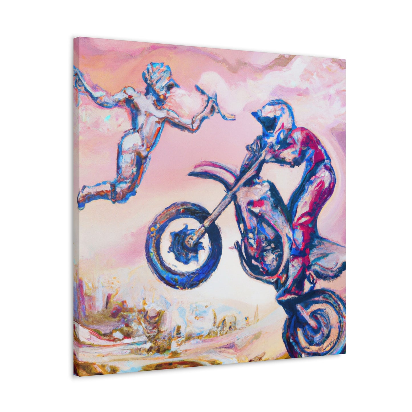 Moto Cross Majesty. - Canvas